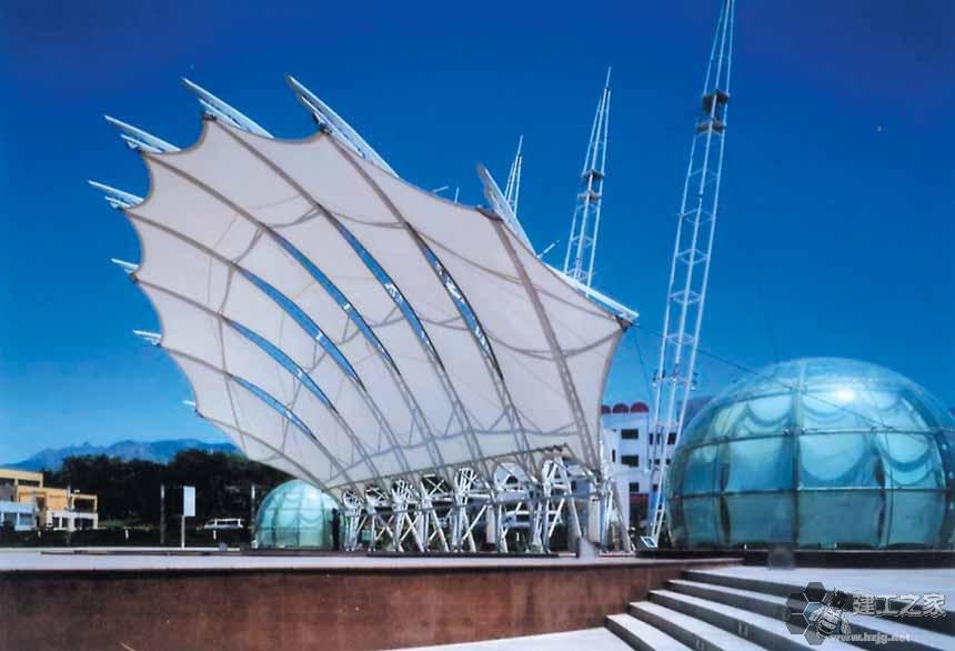 建德车棚膜结构网架